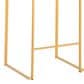 LumiSource Fuji 26" Stacker Counter Stool with Camel Upholstery in Gold (Set of 2), , large