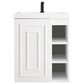 James Martin Vanities Alicante 24" Single Bathroom Vanity in Glossy White with 5 cm White Glossy Resin Top and Rectangular Sink, , large