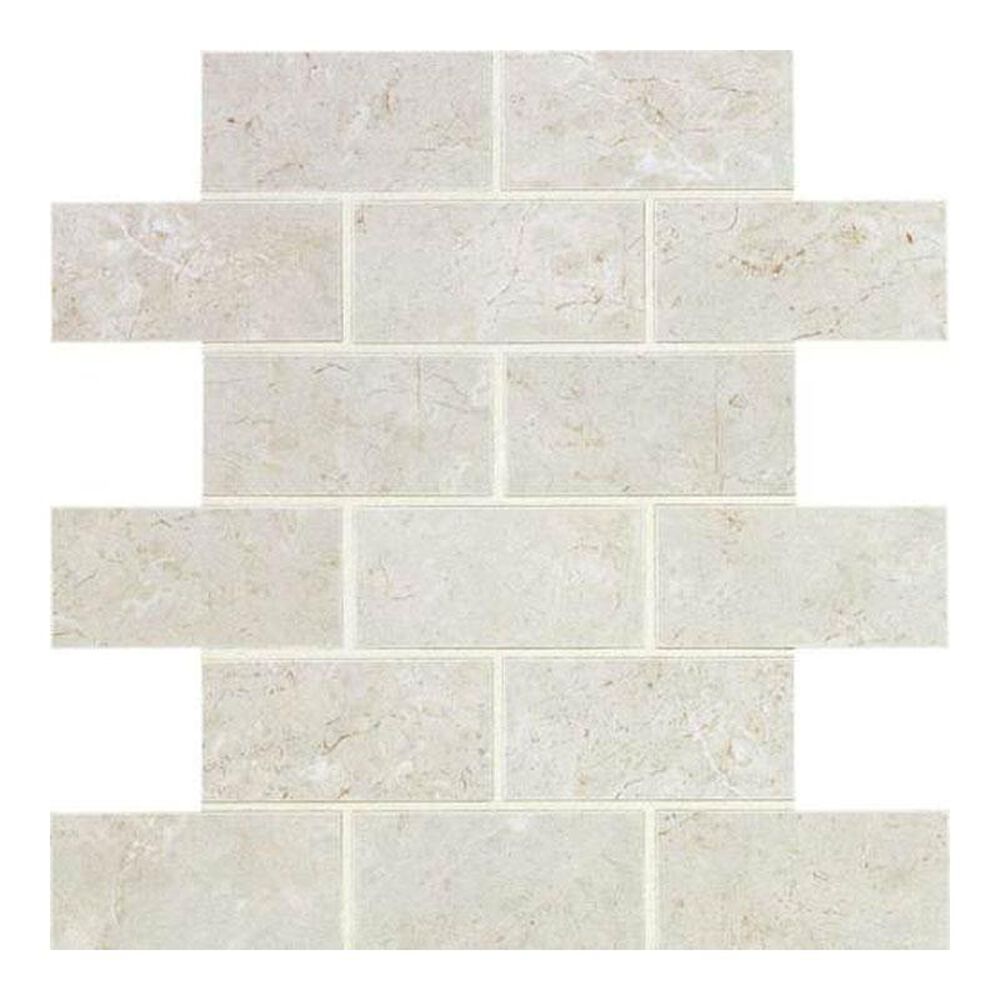 Dal-Tile Florentine Argento 12" x 12" Porcelain Mosaic Sheet, , large