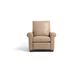 American Leather Sutton Leather Chair in Titan Champagne, , large