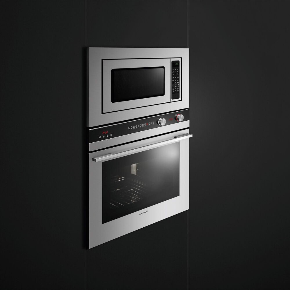 Fisher &amp; Paykel Traditional Microwave Trim Kit with Fan for MO24SS2 in Stainless Steel, , large