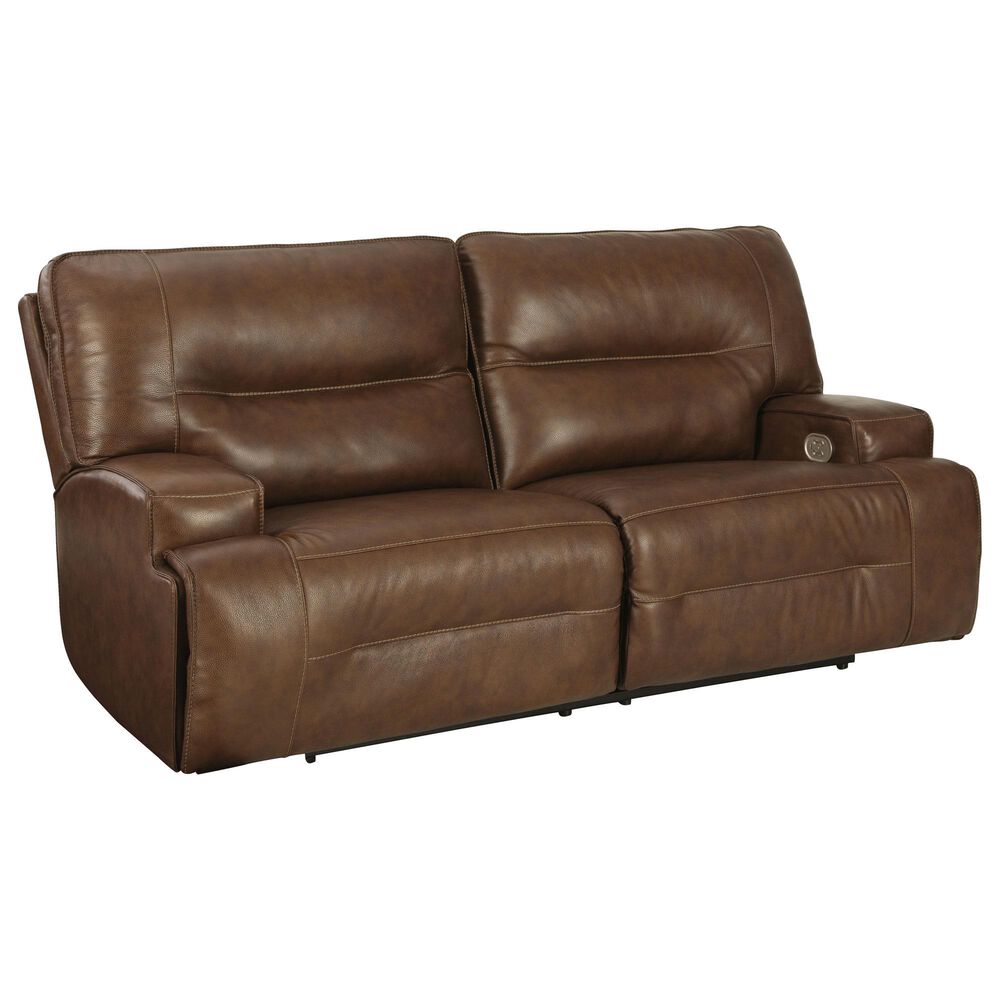 Ashley Francesca Power Reclining Sofa in Auburn, , large