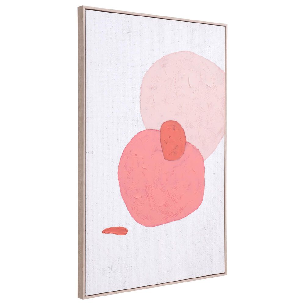 Zuo Modern Pink Geode Canvas Wall Art, , large