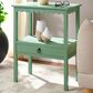 Safavieh Haven Low Drawer End Table in Sage Green, , large