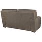 Bordeaux & Co 4-Piece Stationary Leather Living Room Set in Goodland Grey, , large