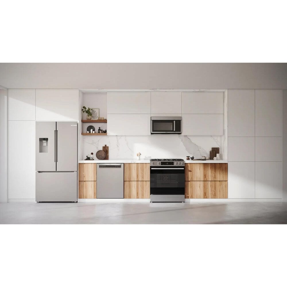 Bosch 300 Series 1.7 Cu. Over-The-Range Microwave in Stainless Steel, , large