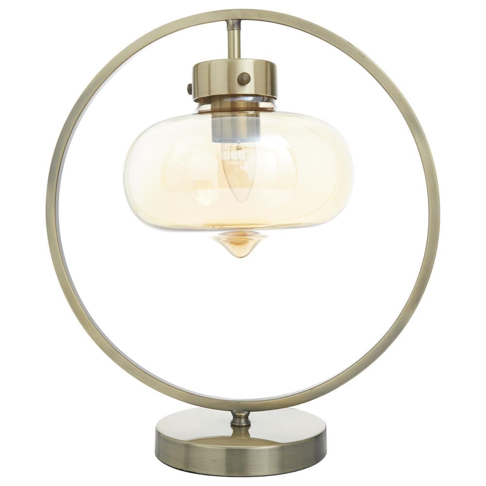 Maple and Jade LED Rotary Socket Table Lamp in Gold, , large