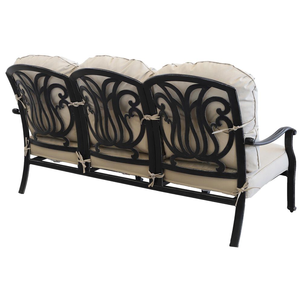 GatherCraft Geneva Patio Sofa in Linen Beige, , large