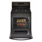 Whirlpool 5.0 Cu. Ft. Gas Range with Center Oval Burner in Black Stainless Steel, , large