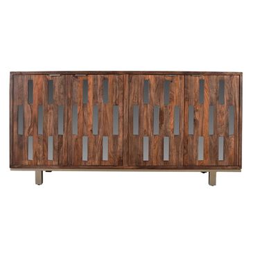 Shell Island Furniture Contemporary 4-Door Sideboard in Brownstone, , large