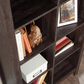 Sauder 9-Shelf Tall Cubby Bookcase in Blade Walnut, , large