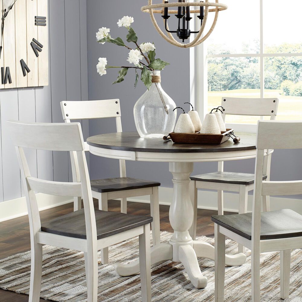 Ashley Nelling 5pc Dining Set in Two-tone, , large