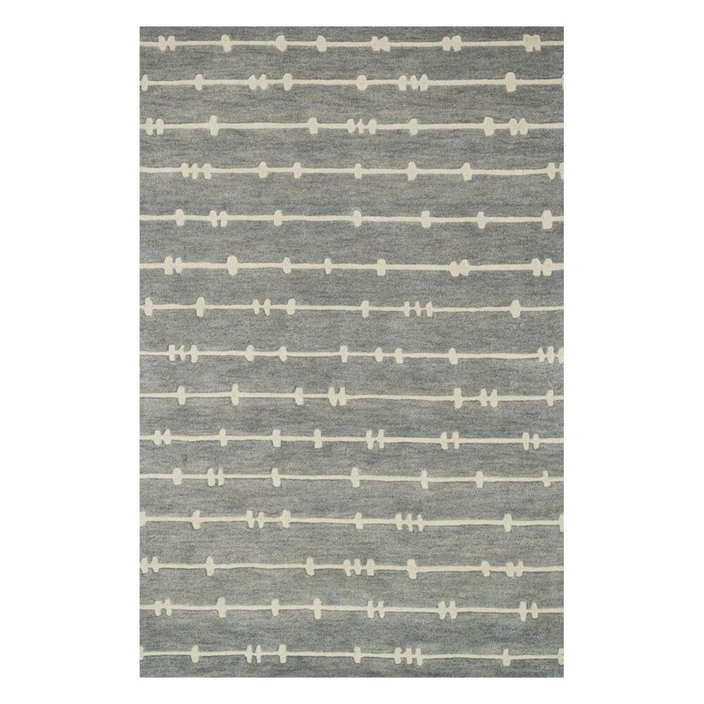 Loloi Nova NV-04 3'6" x 5'6" Grey/Ivory Area Rug, , large