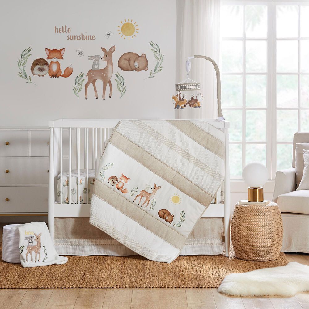 Levtex Woodland Pals 5-Piece Baby Bedding Set in Beige, , large