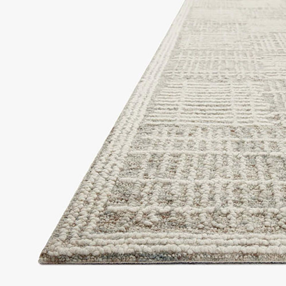 Loloi Tallulah 2&#39; x 5&#39; Mist and Ivory Runner, , large