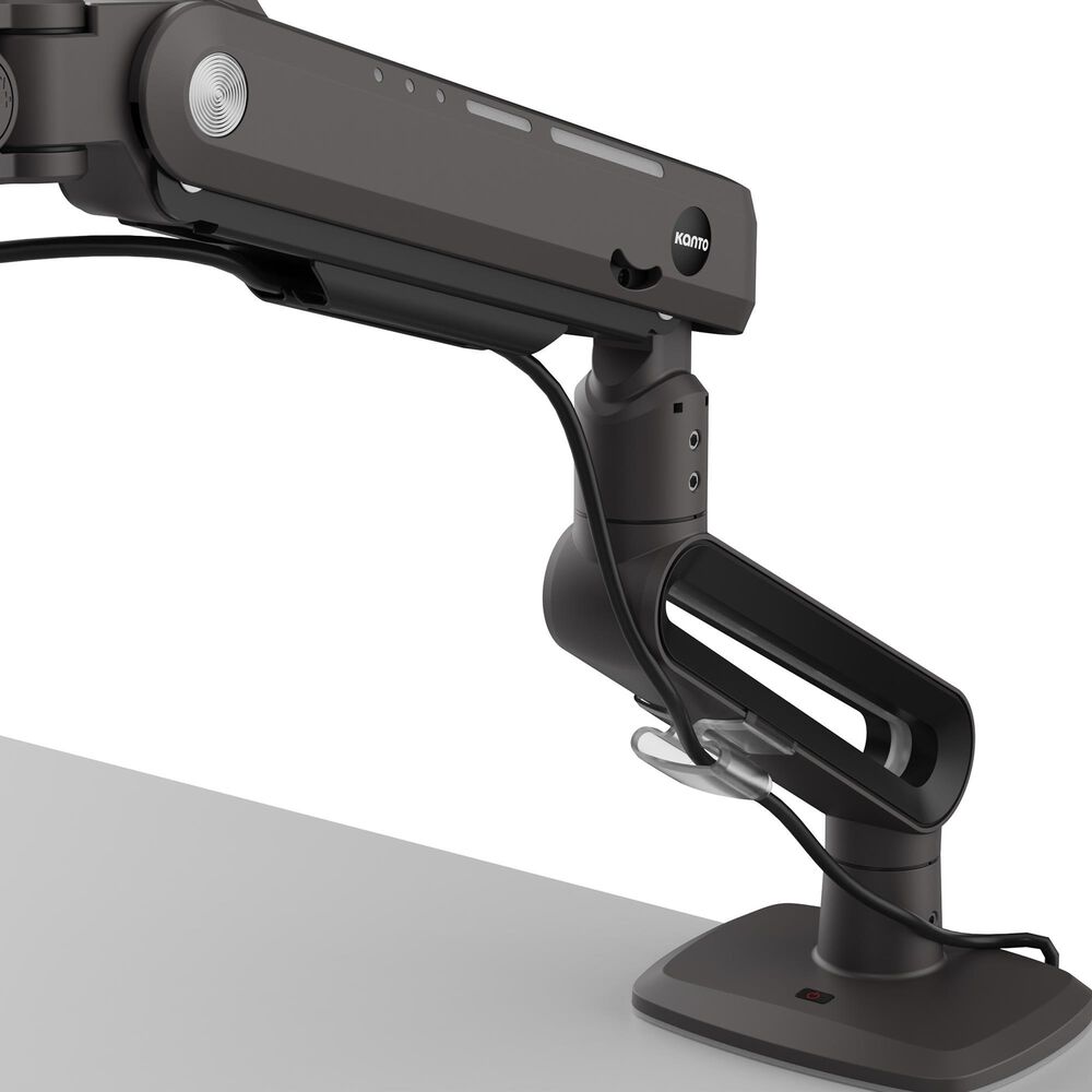 Kanto Single Gaming Monitor Desk Mount for 32" - 60" Displays in Gray, , large
