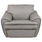 Superb Leather Leather Accent Chair in Osolo Grey, , large