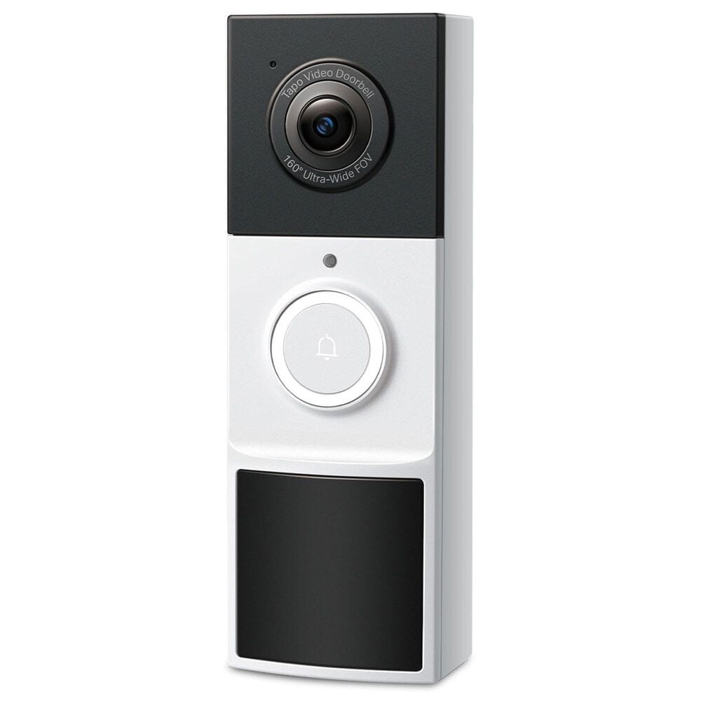 TP-Link Tapo 2K Smart Wi-Fi Doorbell Camera in White, , large