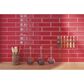 Emser Raku Ruby 3" x 12" Glossy Ceramic Tile with 6.3 Sq. Ft./Carton, , large