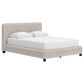 Ashley Zuraleus 5-Piece Queen Upholstered Platform Bedroom Set in Matte White, , large