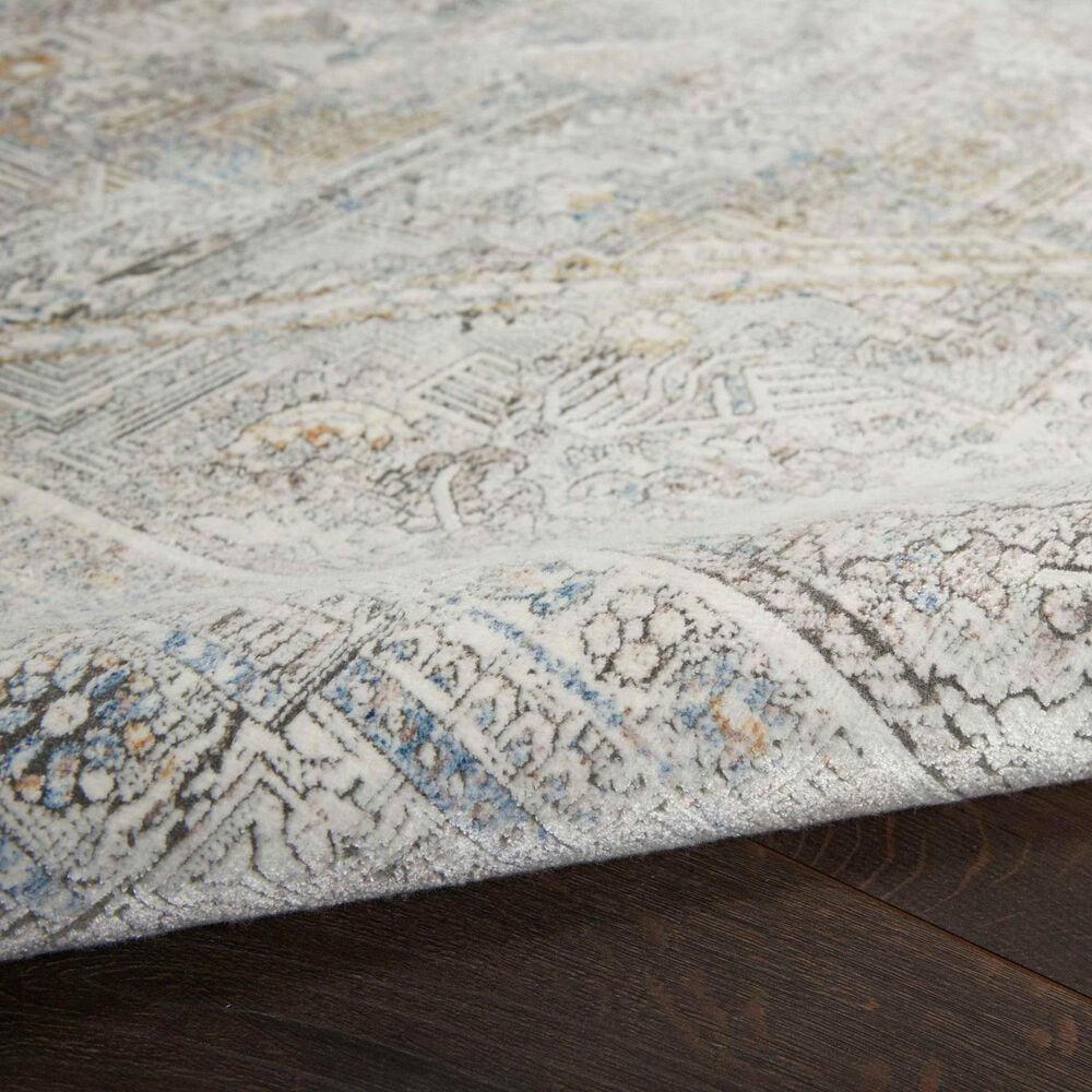 Nourison Starry Nights STN02 5&#39; x 7&#39; Cream and Grey Area Rug, , large