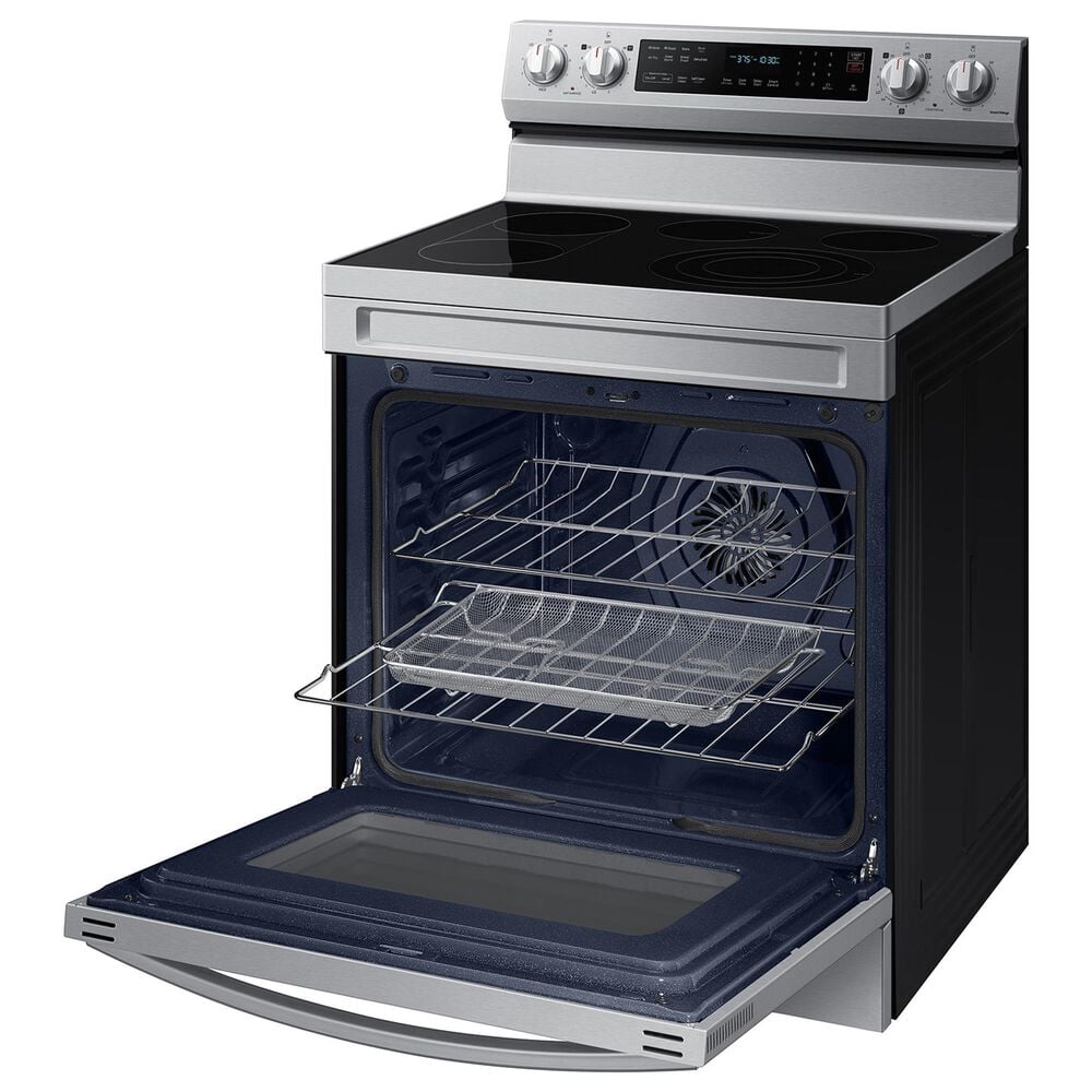 Samsung 6.3 Cu. Ft. Smart Freestanding Electric Range in Fingerprint Resistant Stainless Steel, , large