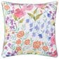 J. Queen New York Jules 18" Square Throw Pillow in Turquoise, , large