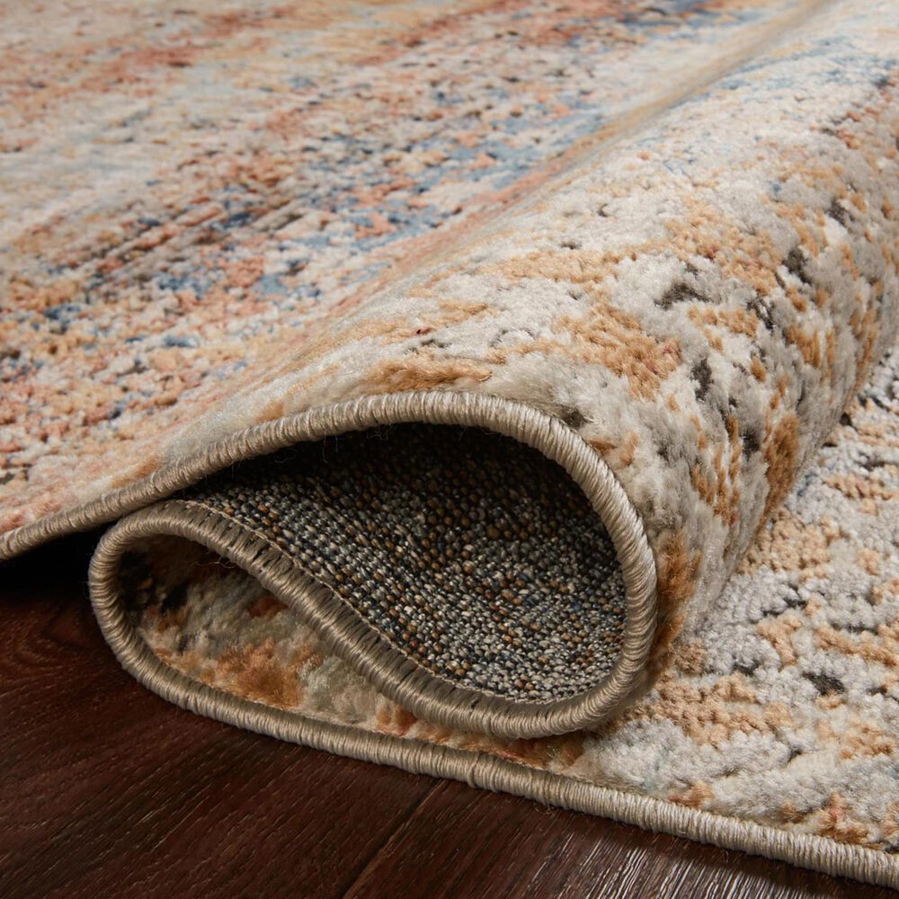 Loloi II Bianca  2&#39;8&quot; x 4&#39; Ocean and Spice Area Rug, , large