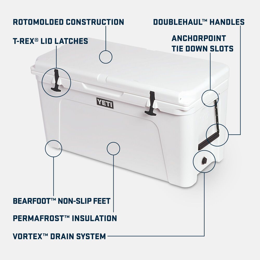 YETI Tundra 110 Hard Cooler in White, , large