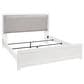 Ashley Maeling King Panel Bed with Dresser, Chest, and Two Nightstands in Matte White, , large
