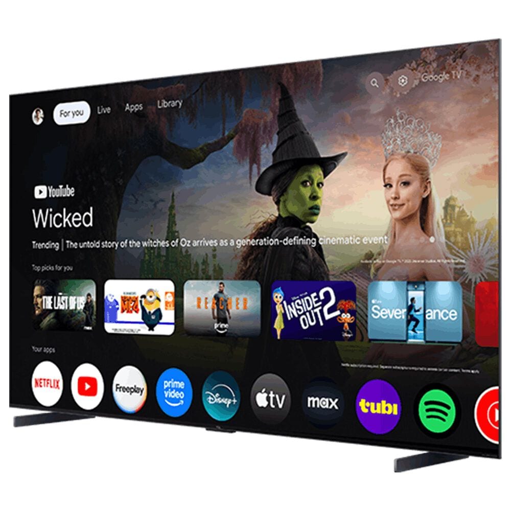 TCL 98" Class QM7L Series SQD-Mini LED 4K UHD HDR - Smart TV with 7.1.4 Channel Soundbar System in Black, , large