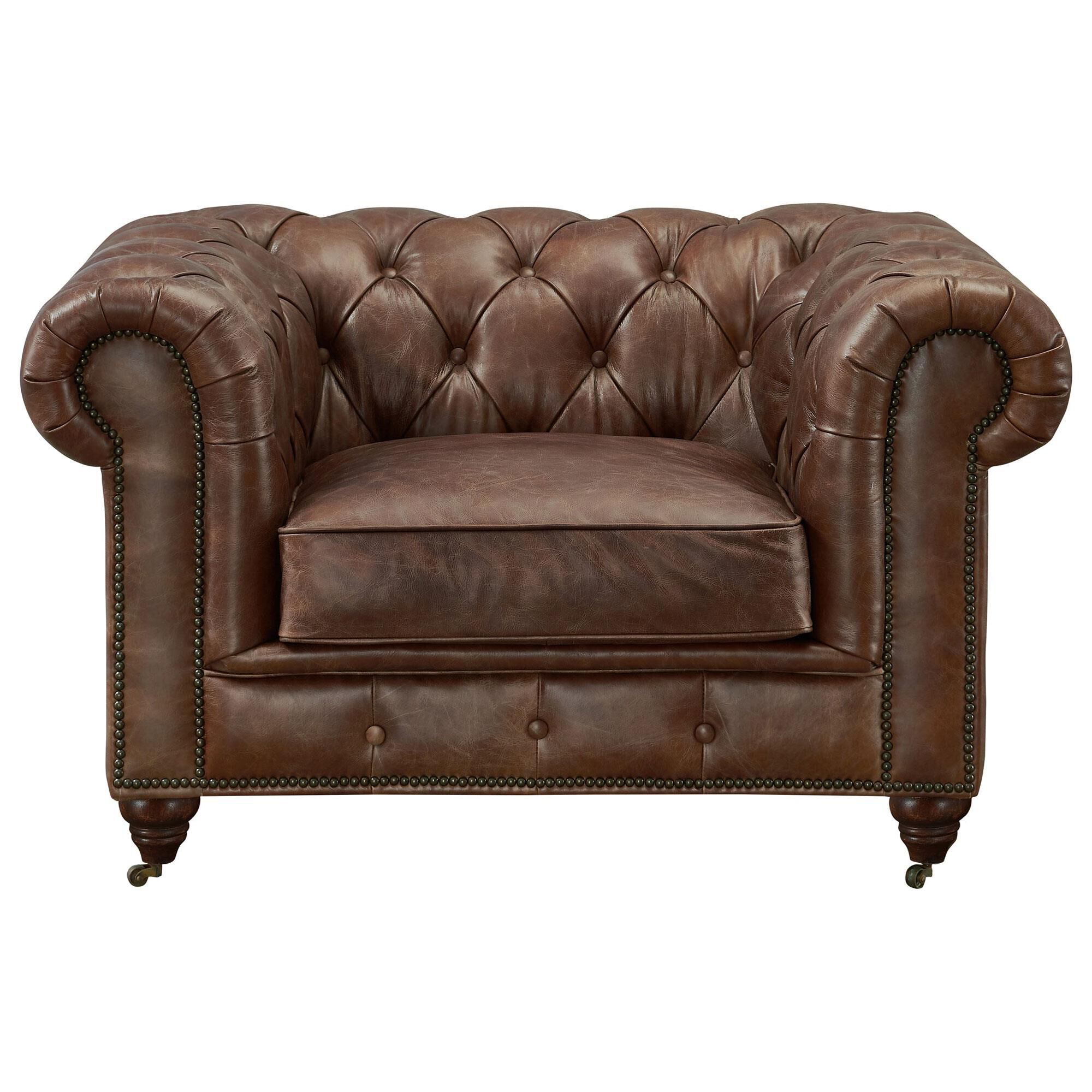Large sales chesterfield chair