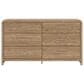 Ashley Gramburg 6-Drawer Dresser in Warm Natural Brown, , large