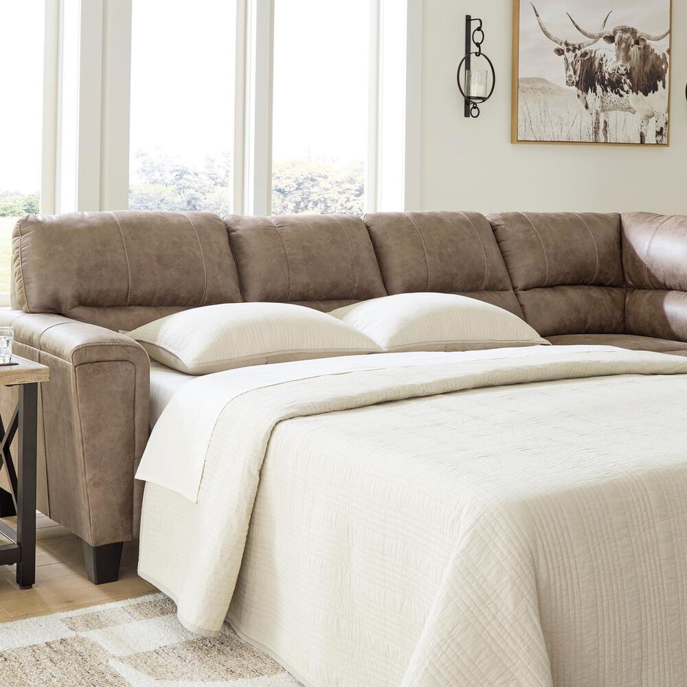 Signature Design by Ashley Navi 2Piece Left Facing Stationary Sleeper
