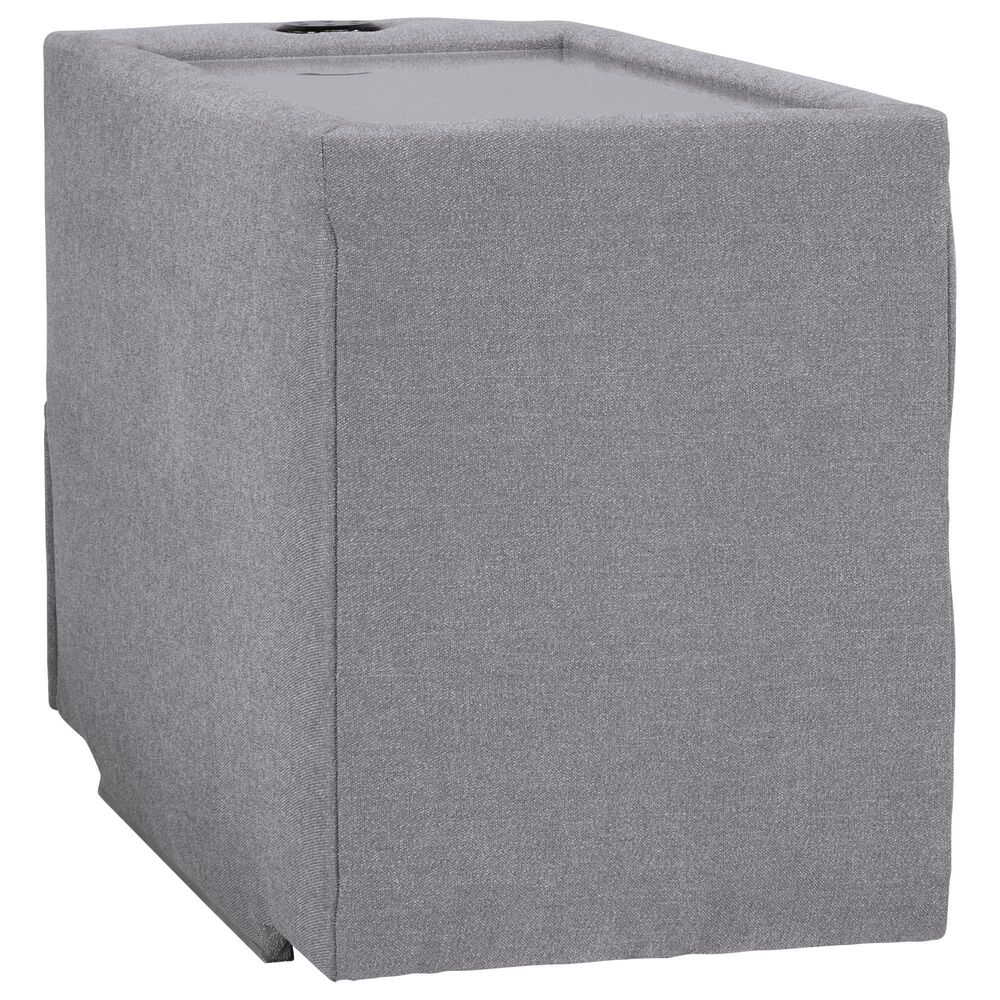 Ashley Modmax 3-Piece Stationary Loveseat with Audio Console in Granite, , large