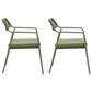 Zuo Modern Rio Outdoor Dining Chair in Green (Set of 2), , large