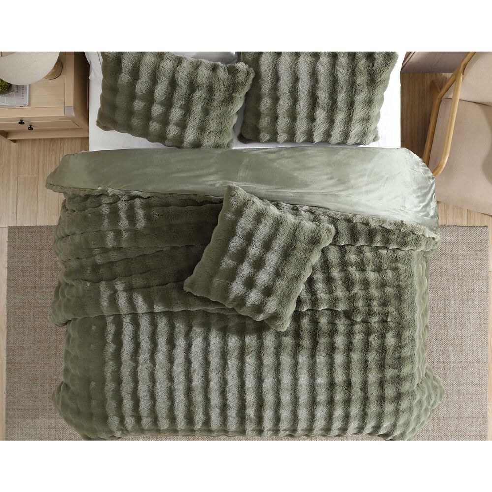 Hallmart Collectibles Bubble 4-Piece Queen Comforter Set in Green, , large