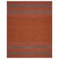 Safavieh Montauk MTK214B 10" x 14" Orange and Red Area Rug, , large