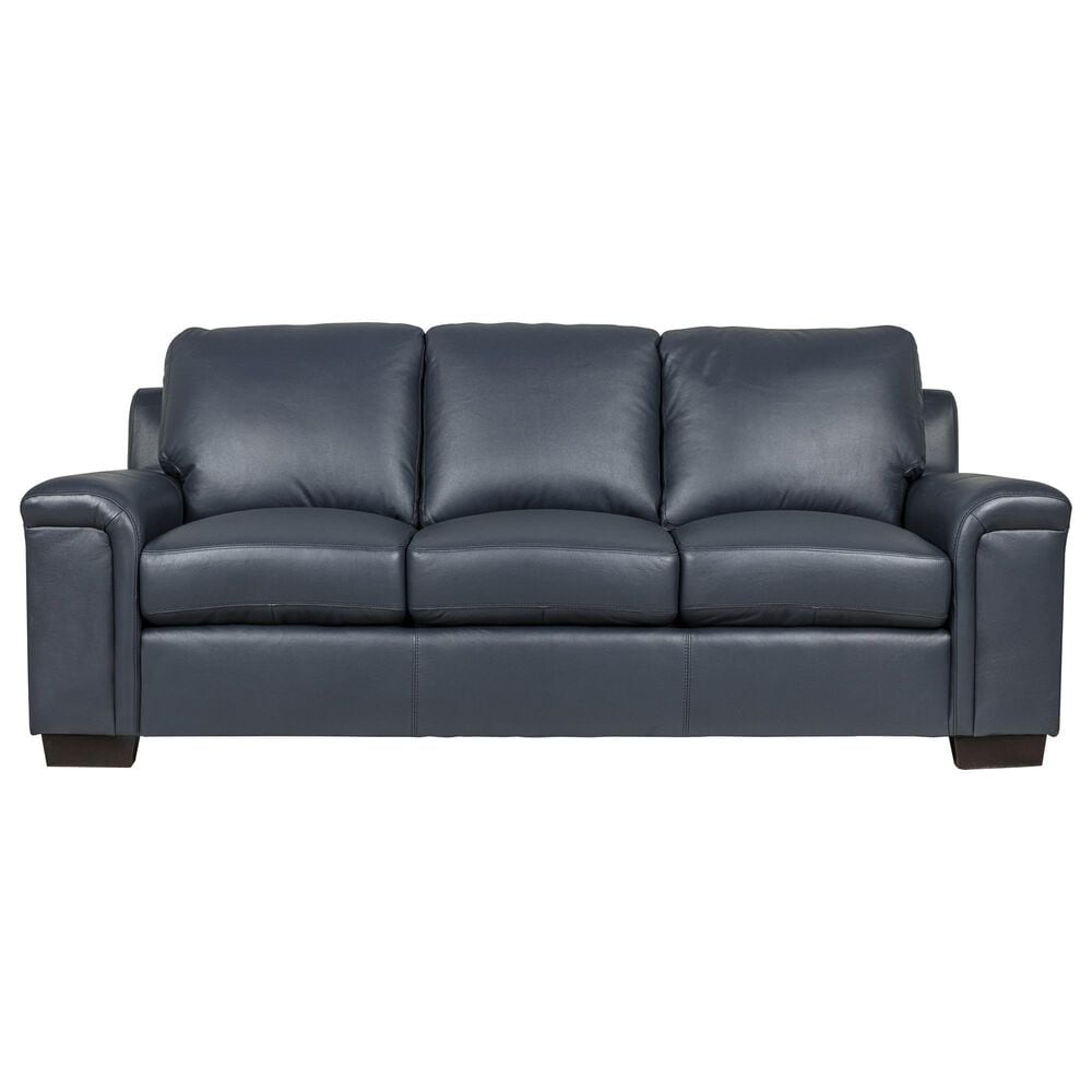 North American Leather Co Icon Leather Sofa in Navy, , large