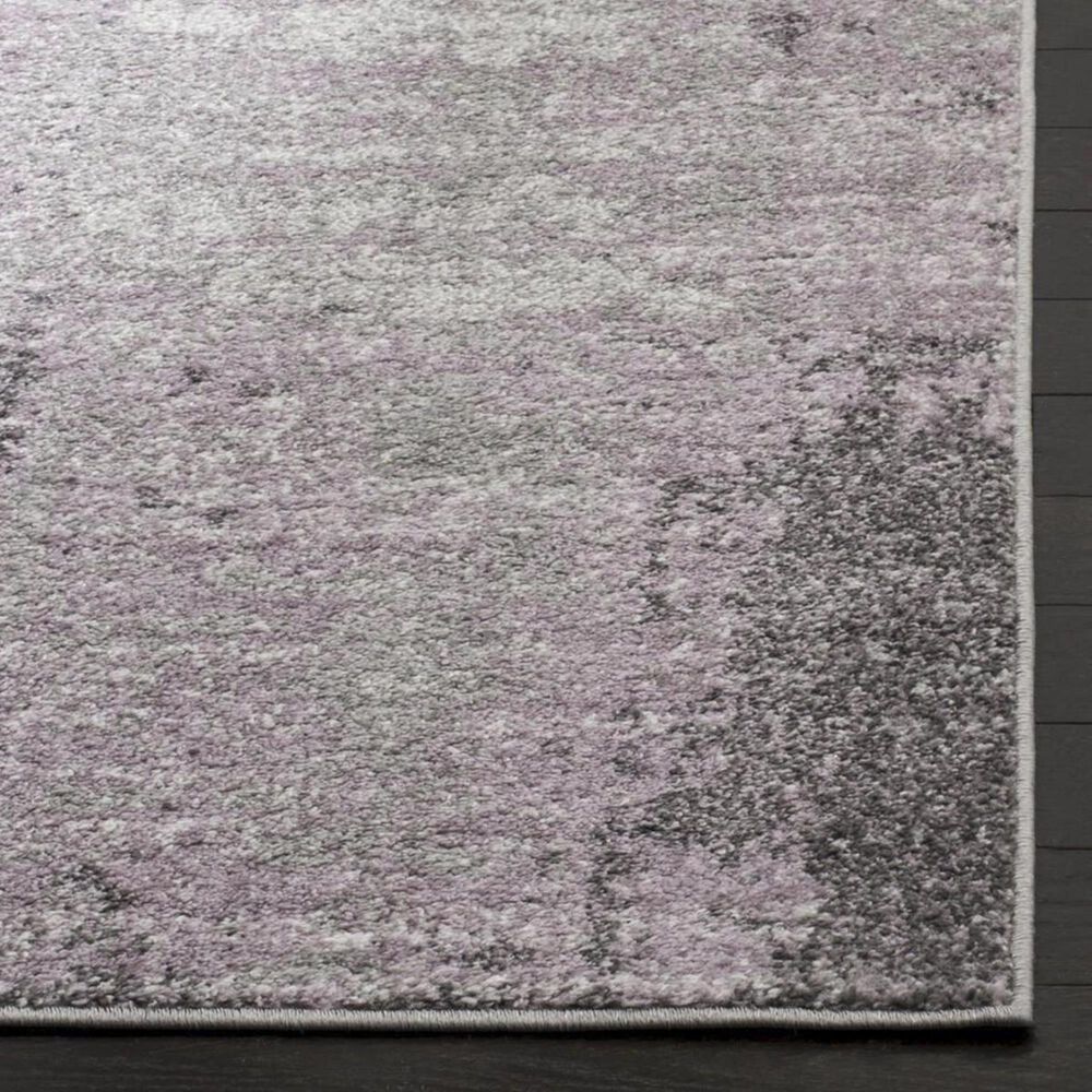 Safavieh Adirondack ADR130M 4&#39; Square Light Grey and Purple Area Rug, , large