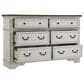 Ashley Blendon 6-Drawer Dresser in Chipped White and Brown, , large