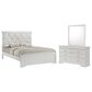 Crown Mark Amalia 3-Piece Full Bedroom Set in White, , large