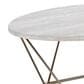 Steve Silver Furniture Rowyn Cocktail Table in White and Copper, , large
