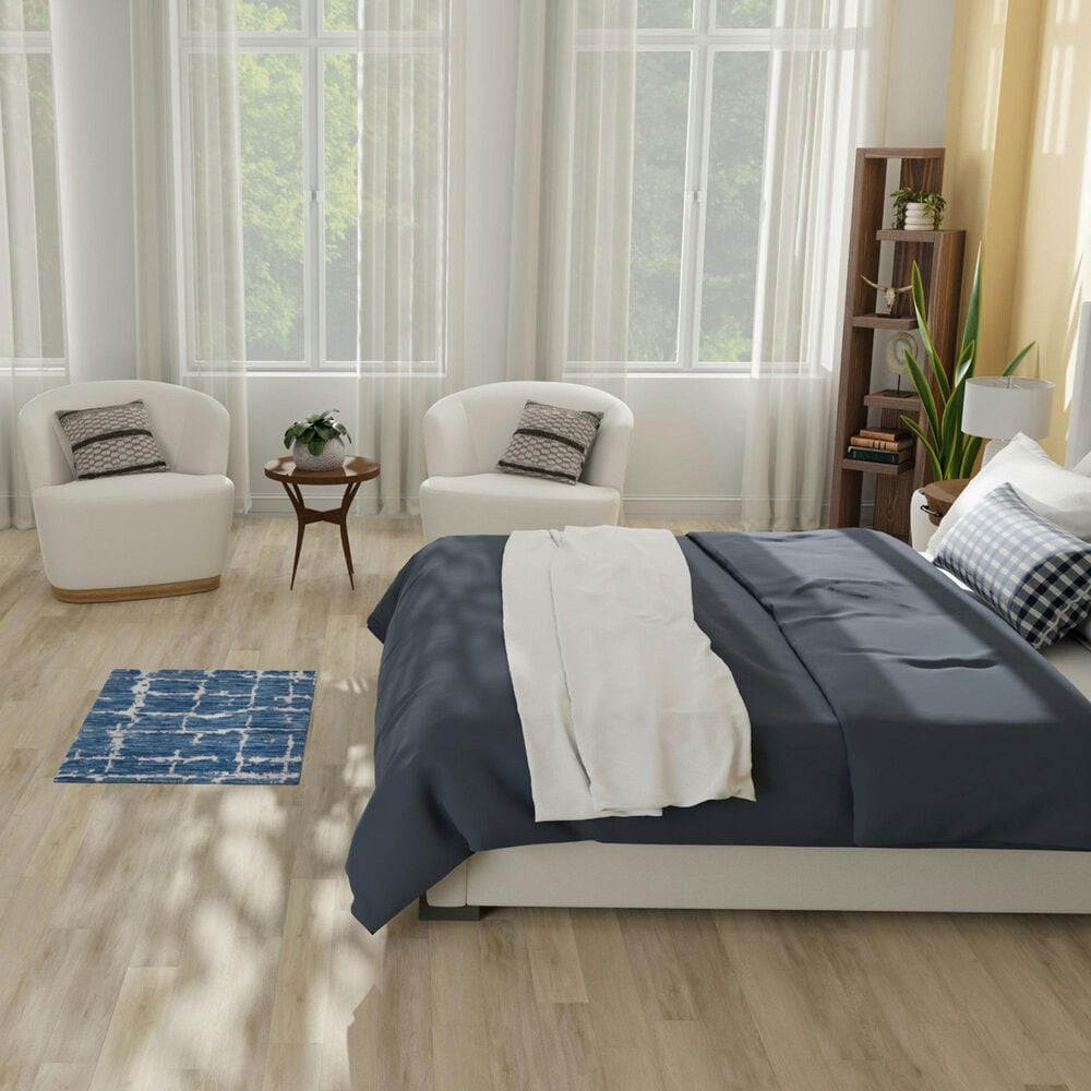 Nourison Luna 2&#39; x 3&#39; Blue and Silver Area Rug, , large