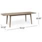 Hearth and Haven Outdoor Acacia Wood Expandable Dining Table in Gray, , large