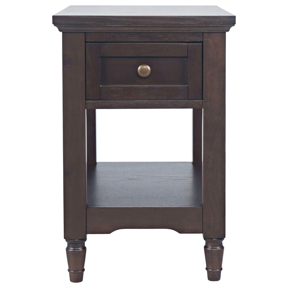 Waltham Brentwood Chair Side Table with in Arbor Oak, , large