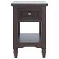 Waltham Brentwood Chair Side Table with in Arbor Oak, , large