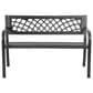 Furniture of America Meno Patio Bench in Black, , large