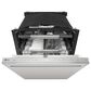 LG 24" Smart FlushFit Top Control Dishwasher with QuadWash Pro in Stainless Steel, , large