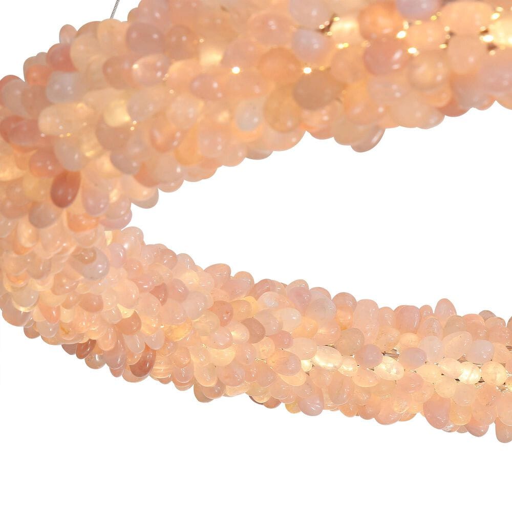 Golden Lighting Corallo 30" 1-Light LED Chandelier with Coral Shade in Gold, , large